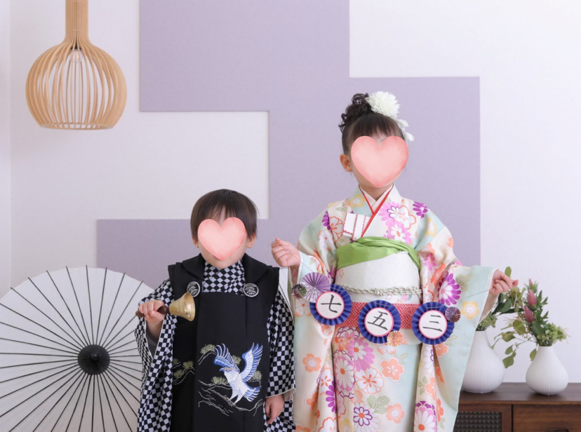 7歳 七五三 スタジオ撮影